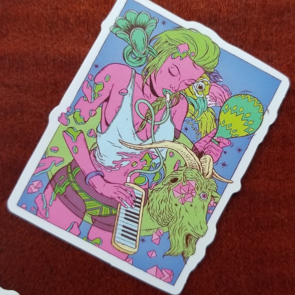 *Brand New!* 7 pc. Retro music sticker pack - Picture 6 of 9